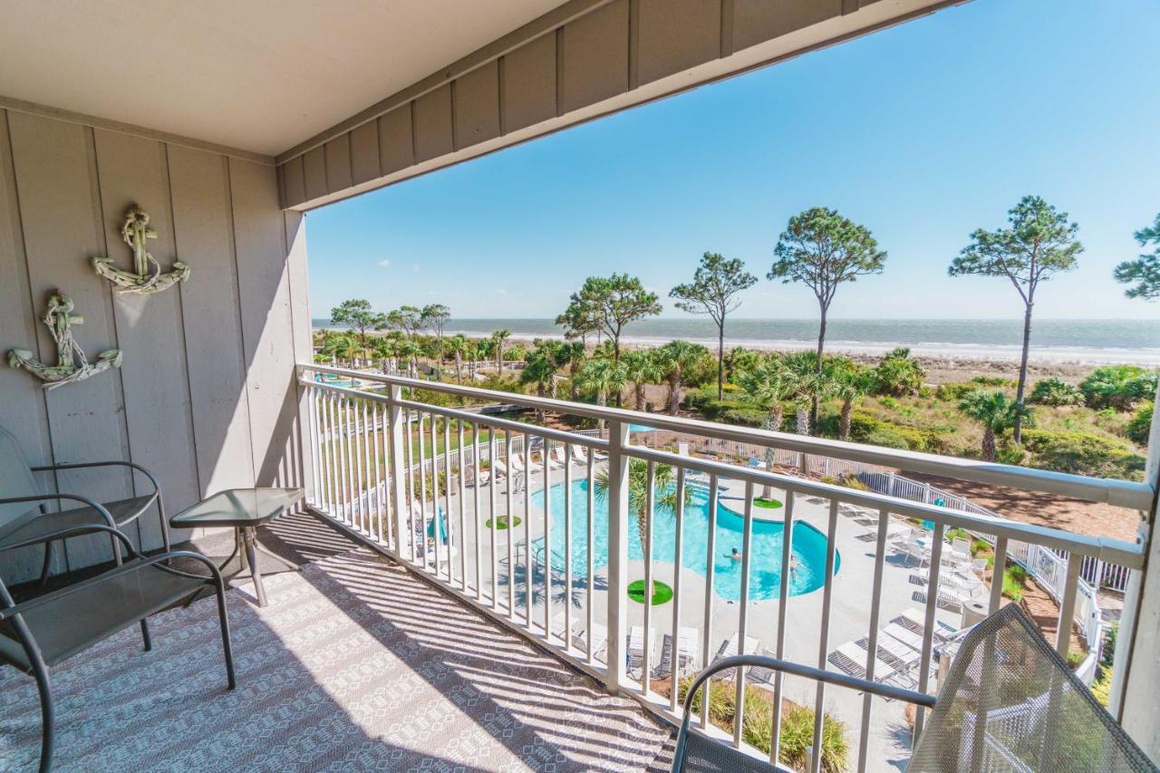 Stunning Views!!-Oceanfront Villa-Heated Pool-Private Balcony-Tiki Bar-Walk To Coligny Plaza Хилтон-Хед-Айленд Экстерьер фото
