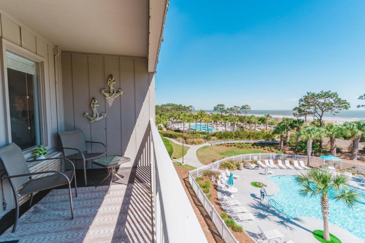 Stunning Views!!-Oceanfront Villa-Heated Pool-Private Balcony-Tiki Bar-Walk To Coligny Plaza Хилтон-Хед-Айленд Экстерьер фото